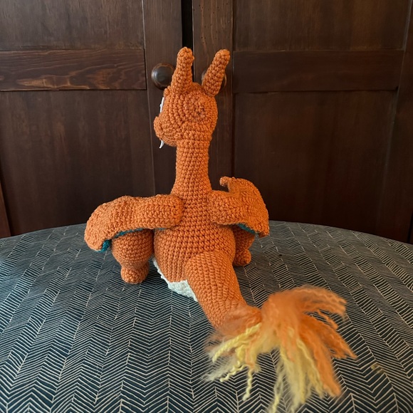 Handmade Crochet Charizard! - Picture 4 of 5